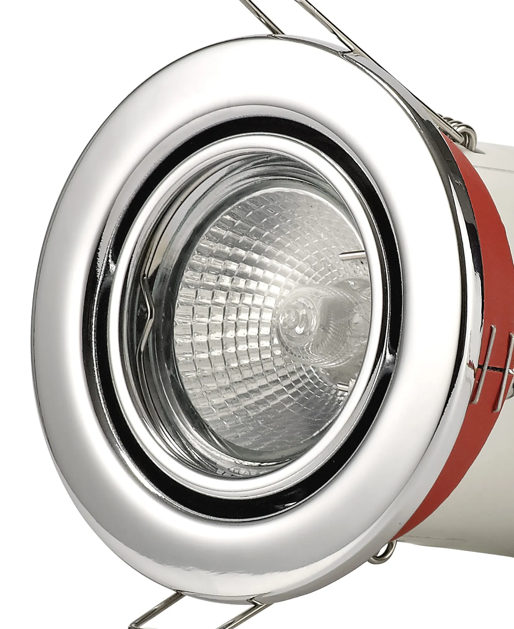 Agni Adjustable Fire Rated Downlight Polished Chrome D0442  Deco Agni